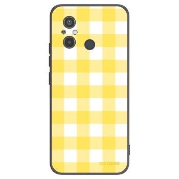 Picasee silikónový čierny obal pre Xiaomi Redmi 12C - Gride lemon
