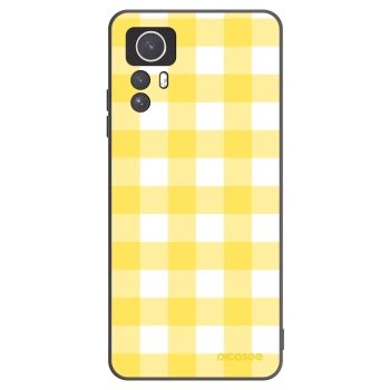 Picasee silikónový čierny obal pre Xiaomi Redmi Note 12S - Gride lemon