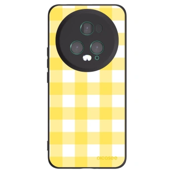 Picasee silikónový čierny obal pre Honor Magic5 Pro - Gride lemon