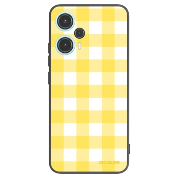 Picasee silikónový čierny obal pre Xiaomi Poco F5 - Gride lemon