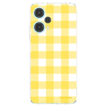 Picasee silikónový prehľadný obal pre Xiaomi Poco F5 - Gride lemon