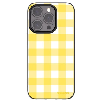 Picasee silikónový čierny obal pre Apple iPhone 15 Pro - Gride lemon