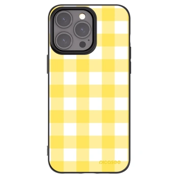 Picasee silikónový čierny obal pre Apple iPhone 15 Pro Max - Gride lemon