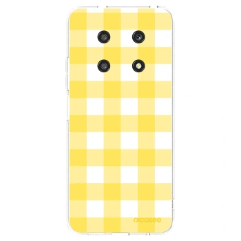 Picasee silikónový prehľadný obal pre Honor Magic4 Lite 5G - Gride lemon