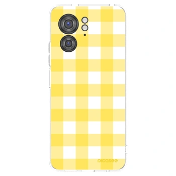 Picasee silikónový prehľadný obal pre Motorola Edge 40 - Gride lemon