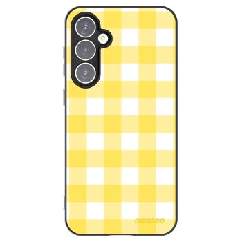 Picasee silikónový čierny obal pre Samsung Galaxy S23 FE S711B - Gride lemon