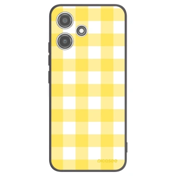 Picasee silikónový čierny obal pre Xiaomi Redmi 12 5G - Gride lemon