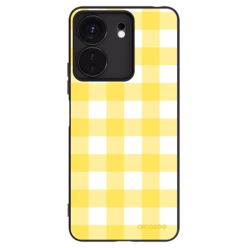 Picasee silikónový čierny obal pre Xiaomi Redmi 13C 4G - Gride lemon