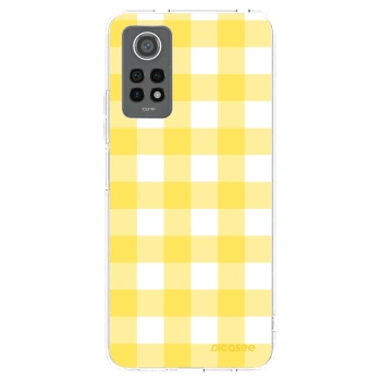 Picasee silikónový prehľadný obal pre Xiaomi Redmi Note 12 Pro 4G - Gride lemon