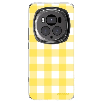 Picasee silikónový prehľadný obal pre Honor Magic6 Pro - Gride lemon