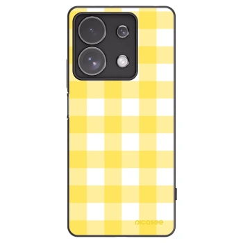 Picasee silikónový čierny obal pre Xiaomi Redmi Note 13 Pro 4G - Gride lemon