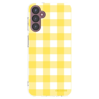 Picasee silikónový prehľadný obal pre Samsung Galaxy A05s A057G - Gride lemon