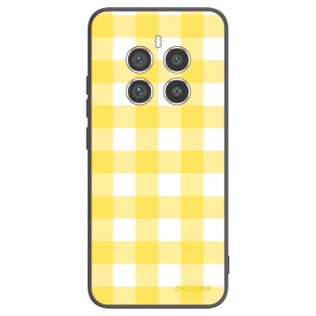 Picasee silikónový čierny obal pre Realme 12 Pro 5G - Gride lemon