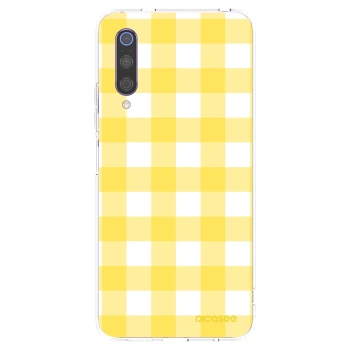 Picasee silikónový prehľadný obal pre Xiaomi Mi 9 - Gride lemon