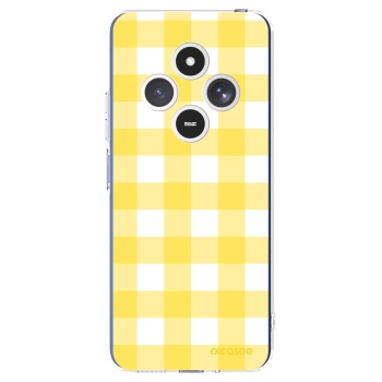 Picasee silikónový prehľadný obal pre Xiaomi Redmi 14C - Gride lemon