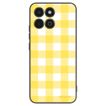 Picasee silikónový čierny obal pre Honor 200 Smart 5G - Gride lemon