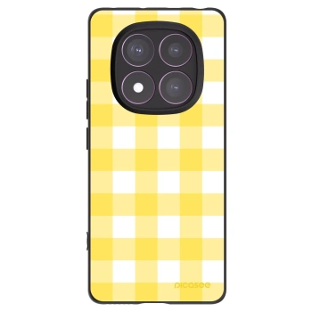 Picasee silikónový čierny obal pre Xiaomi Redmi Note 14 Pro 4G - Gride lemon
