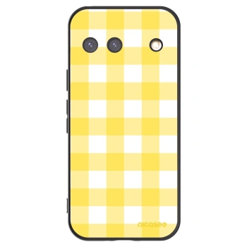 Picasee silikónový čierny obal pre Google Pixel 9 - Gride lemon