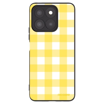 Picasee silikónový čierny obal pre Honor X8c - Gride lemon