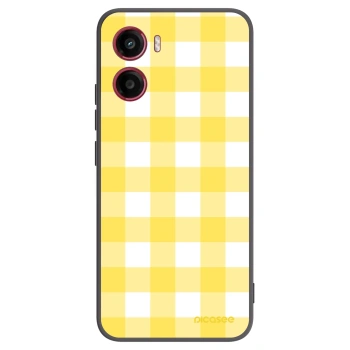Picasee silikónový čierny obal pre Motorola Moto G05 - Gride lemon