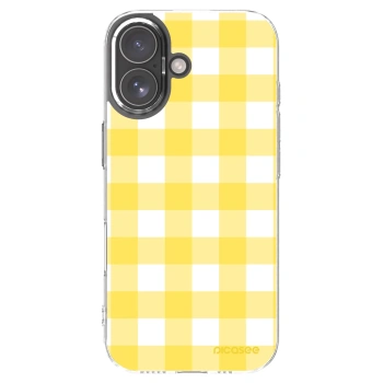 Picasee silikónový prehľadný obal pre Apple iPhone 17 - Gride lemon