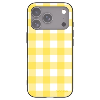 Picasee silikónový čierny obal pre Apple iPhone 17 Pro - Gride lemon