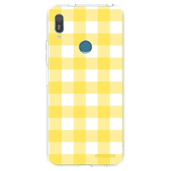 Picasee silikónový prehľadný obal pre Huawei Y6 2019 - Gride lemon