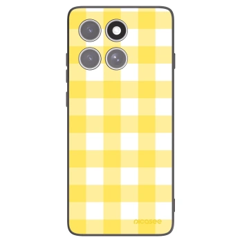 Picasee silikónový čierny obal pre Motorola Edge 60 Pro - Gride lemon