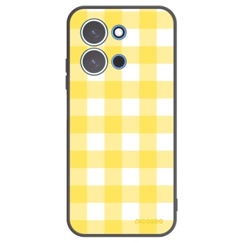 Picasee silikónový čierny obal pre Xiaomi Redmi 15C 4G - Gride lemon