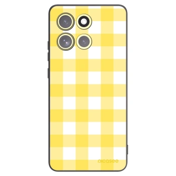Picasee silikónový čierny obal pre Motorola Moto G86 Power 5G - Gride lemon