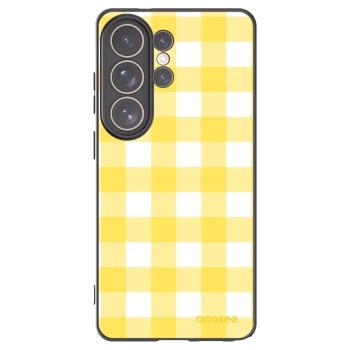 Picasee silikónový čierny obal pre Samsung Galaxy S26 Ultra - Gride lemon
