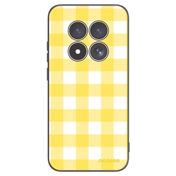 Picasee silikónový čierny obal pre Xiaomi Redmi Note 15 Pro 5G - Gride lemon