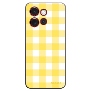 Picasee silikónový čierny obal pre Motorola Edge 60 Neo 5G - Gride lemon