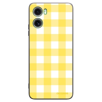 Picasee silikónový čierny obal pre Motorola Moto G06 - Gride lemon