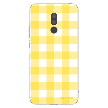 Picasee silikónový prehľadný obal pre Xiaomi Redmi 8 - Gride lemon