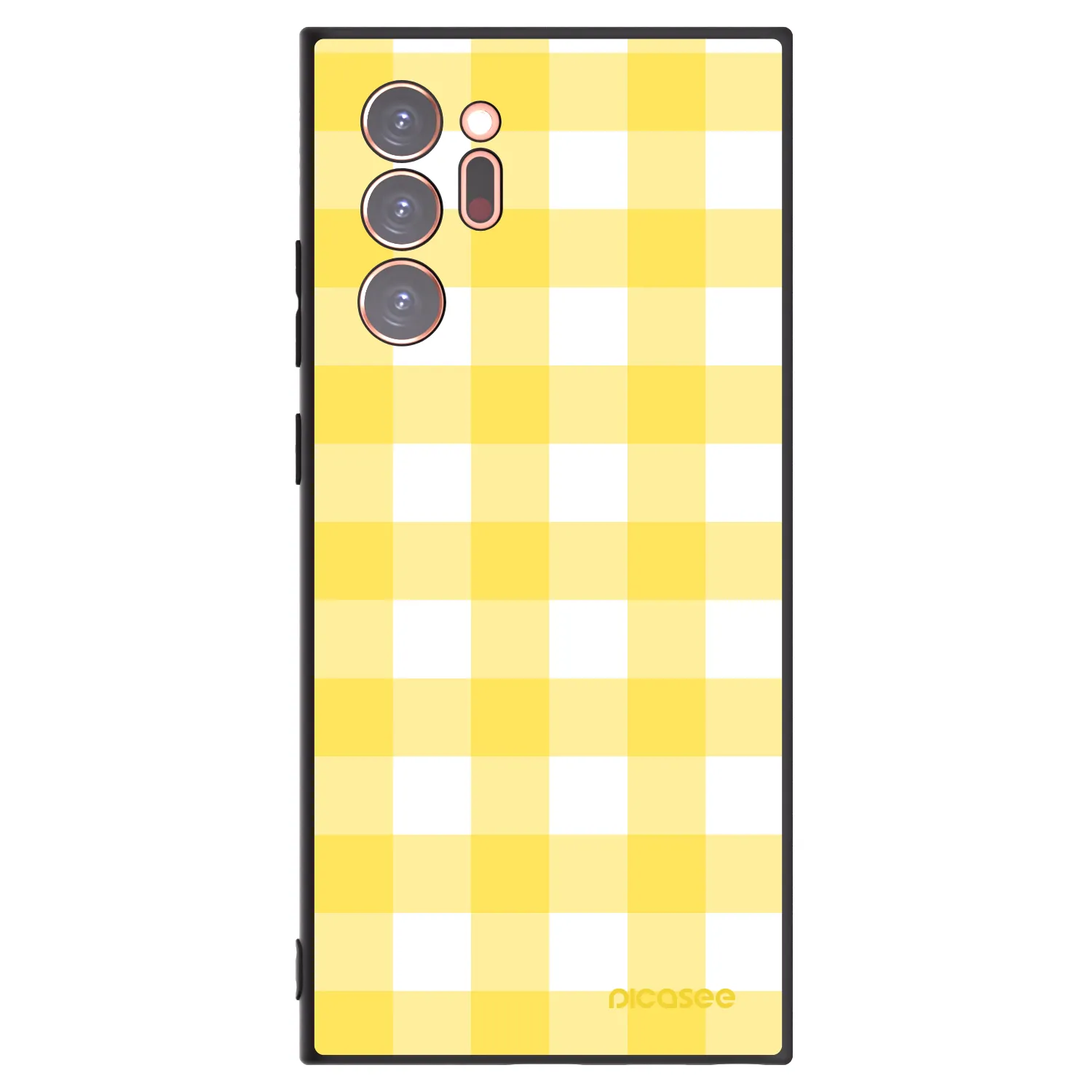 Picasee silikónový čierny obal pre Samsung Galaxy Note 20 Ultra - Gride lemon