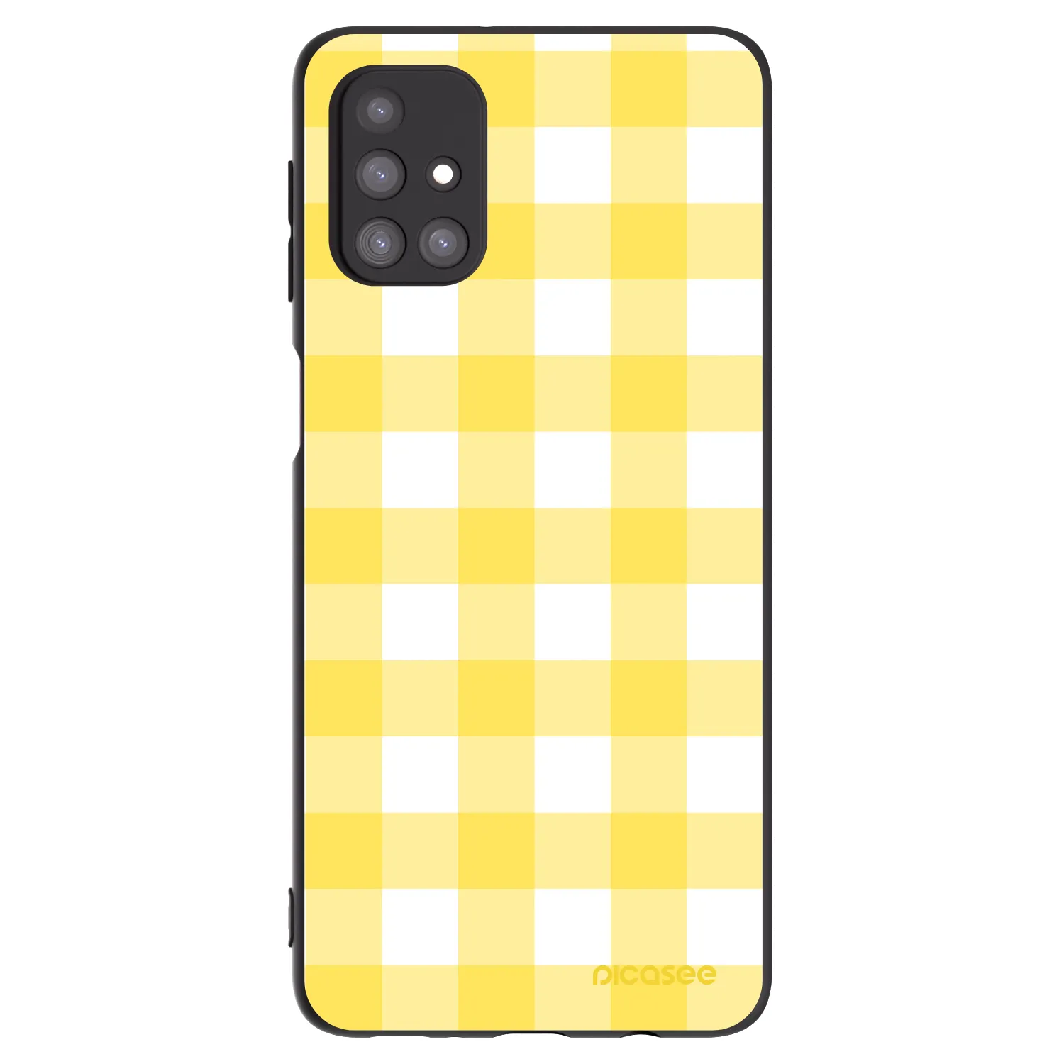 Picasee silikónový čierny obal pre Samsung Galaxy M31s - Gride lemon