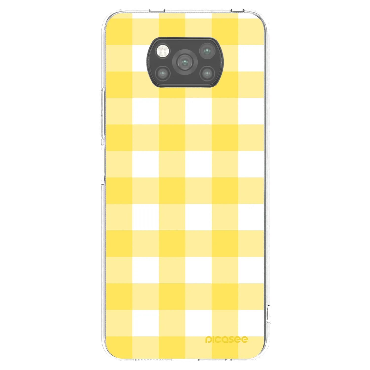 Picasee silikónový čierny obal pre Xiaomi Poco X3 - Gride lemon