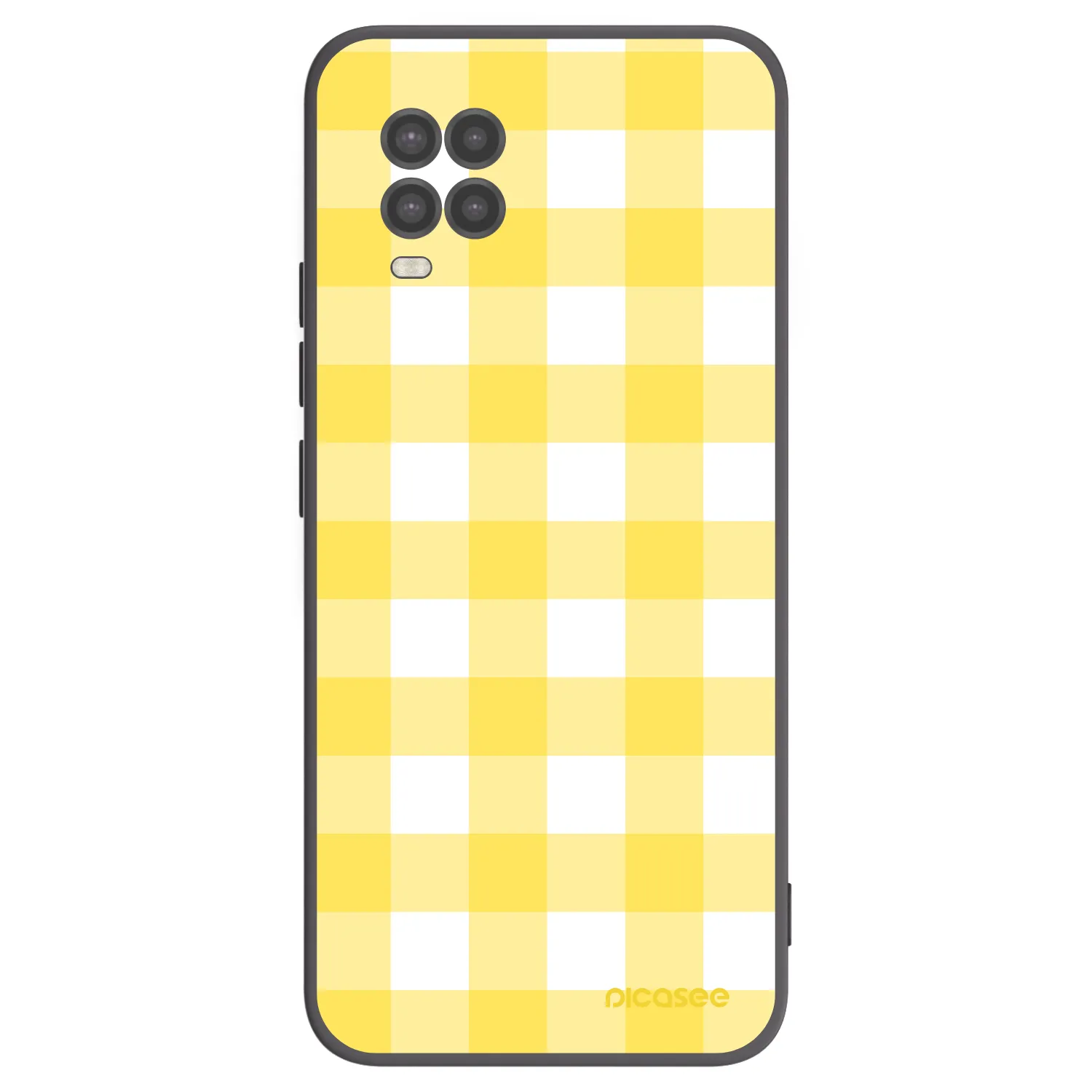 Picasee silikónový čierny obal pre Xiaomi Mi 10 Lite - Gride lemon