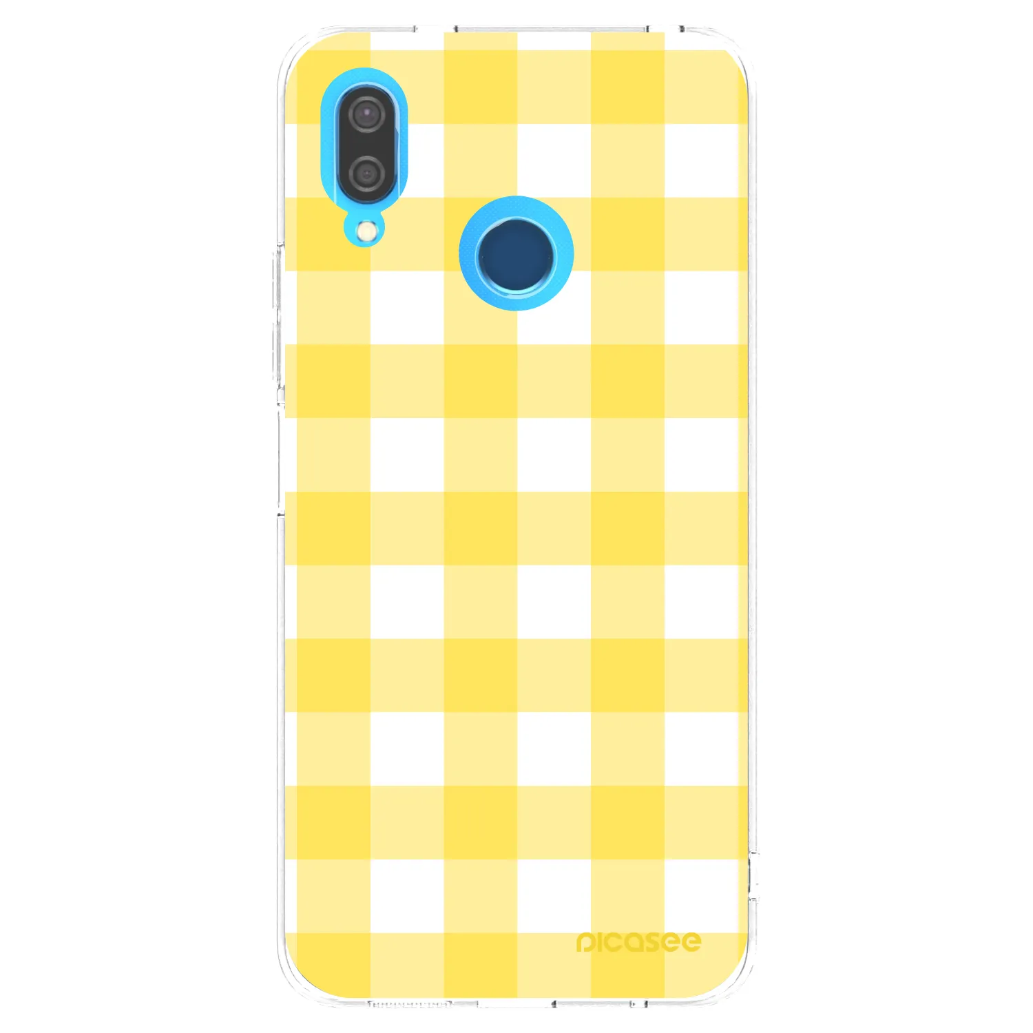 Picasee silikónový prehľadný obal pre Huawei P20 Lite - Gride lemon