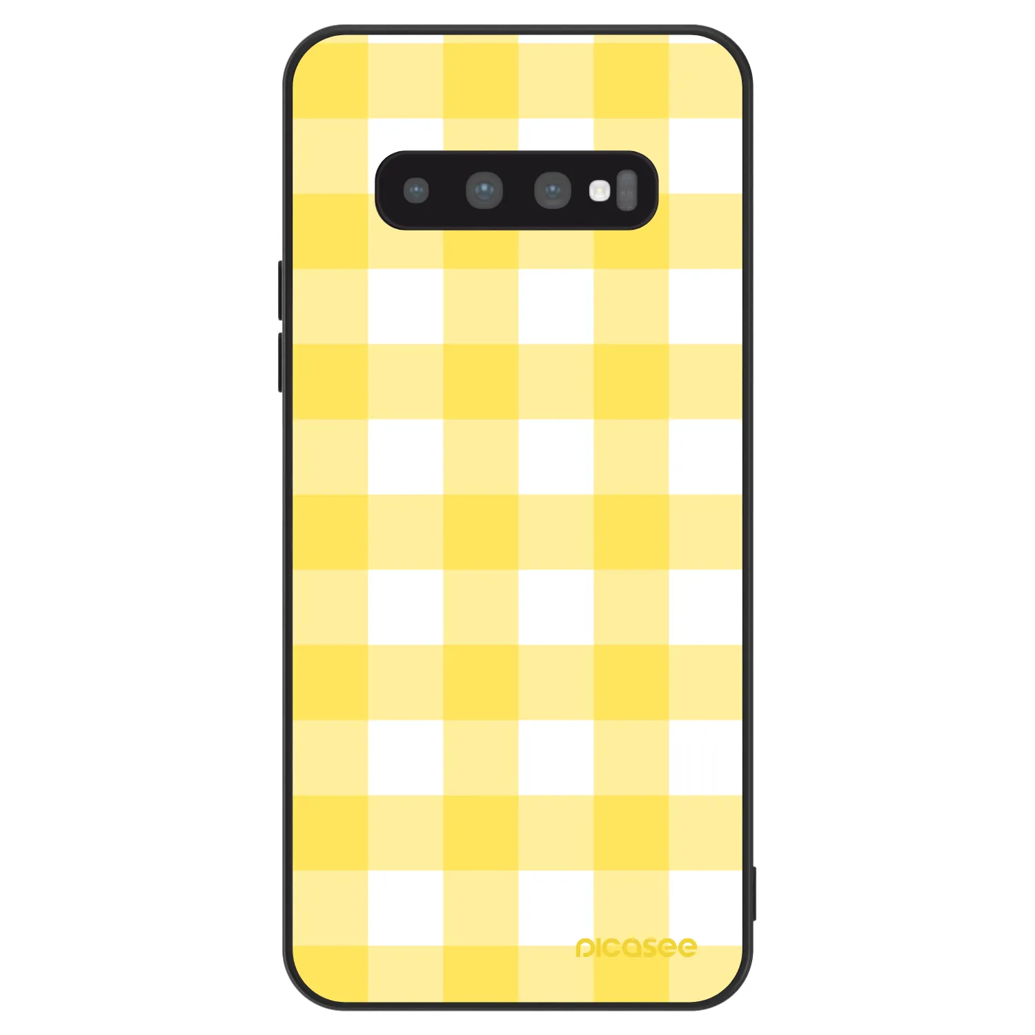 Picasee ULTIMATE CASE pro Samsung Galaxy S10 G973 - Gride lemon