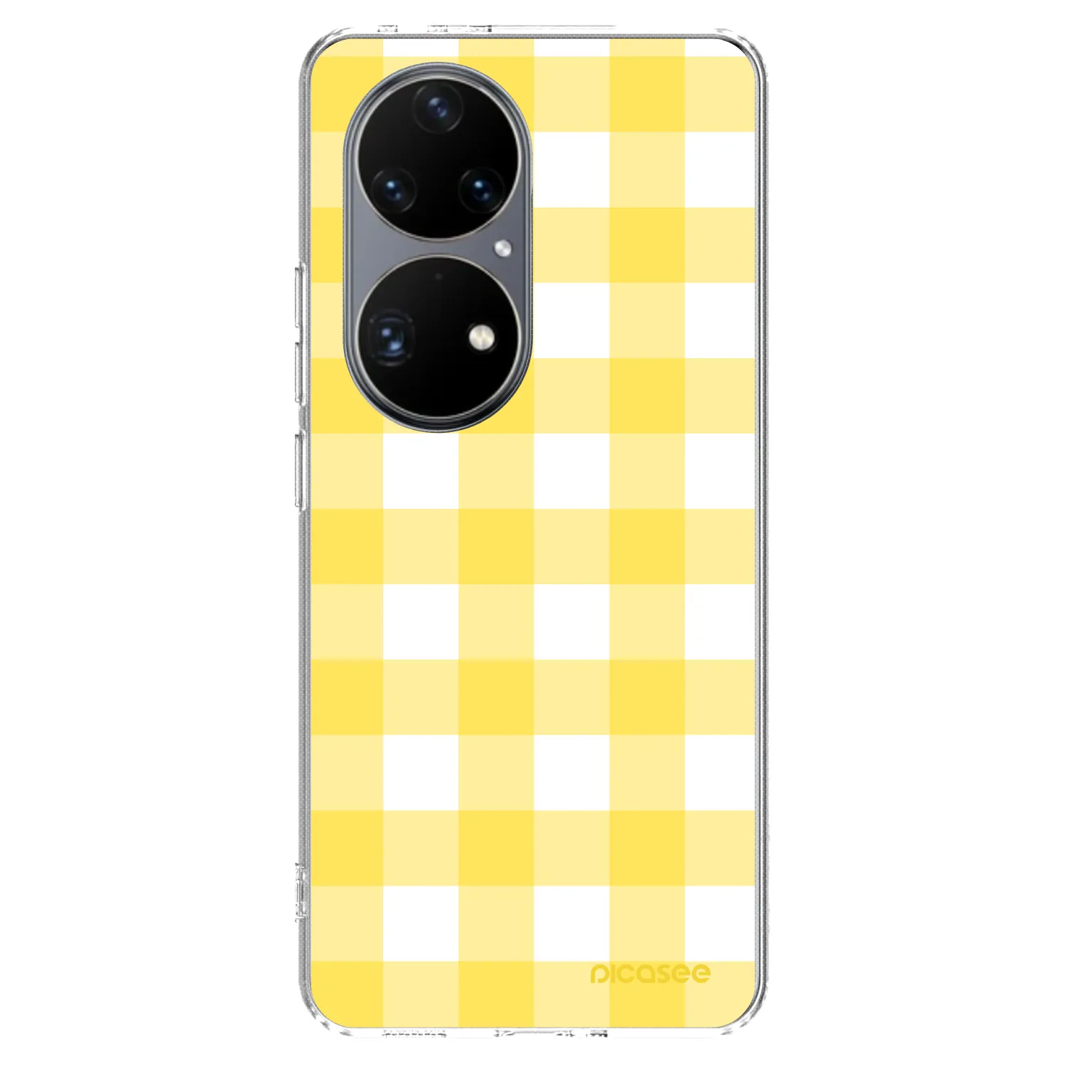 Picasee silikónový prehľadný obal pre Huawei P50 - Gride lemon
