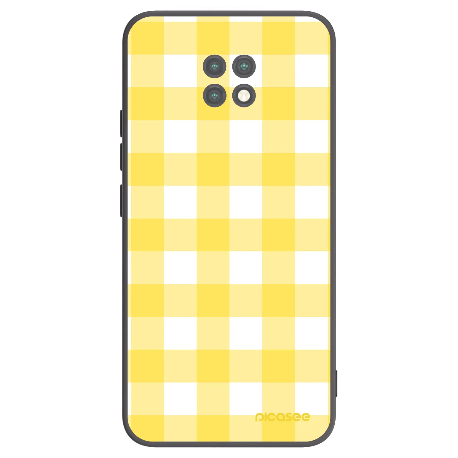 Picasee silikónový čierny obal pre Xiaomi Redmi Note 9T - Gride lemon