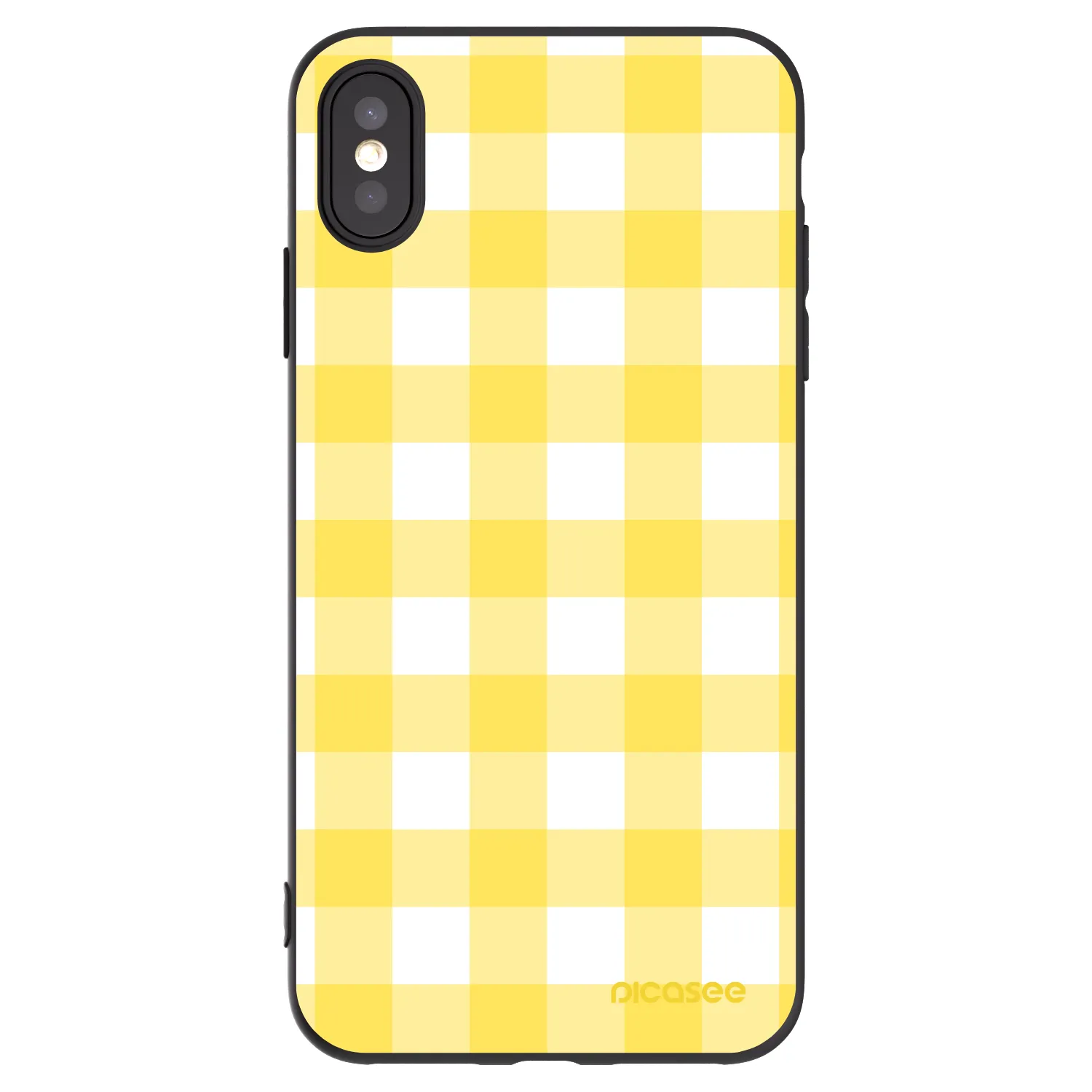 Picasee silikónový čierny obal pre Apple iPhone XS Max - Gride lemon