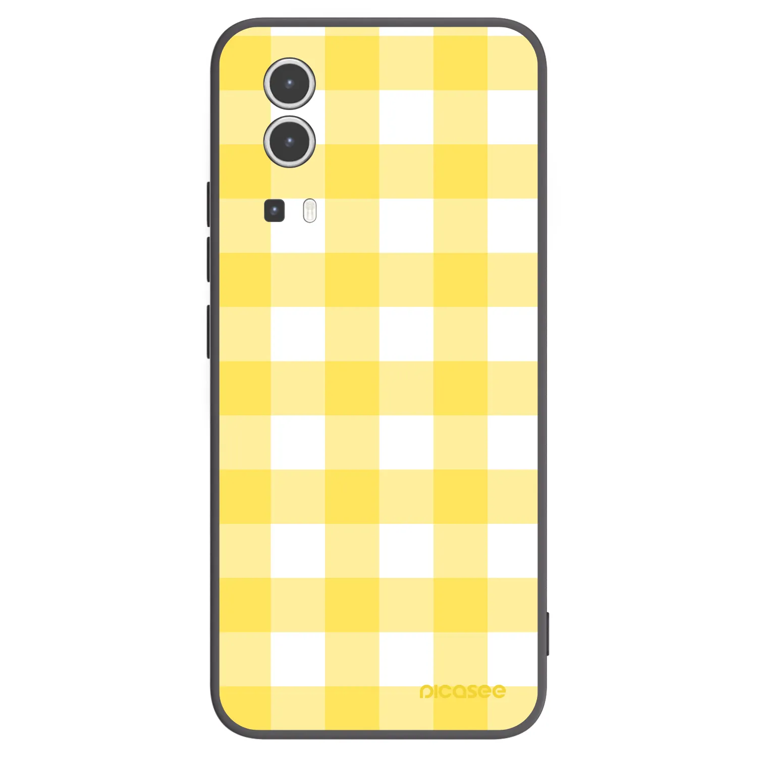 Picasee silikónový čierny obal pre Vivo Y72 5G - Gride lemon