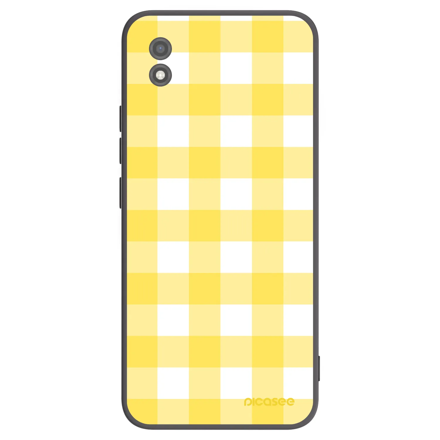Picasee silikónový čierny obal pre Realme C11 (2021) - Gride lemon