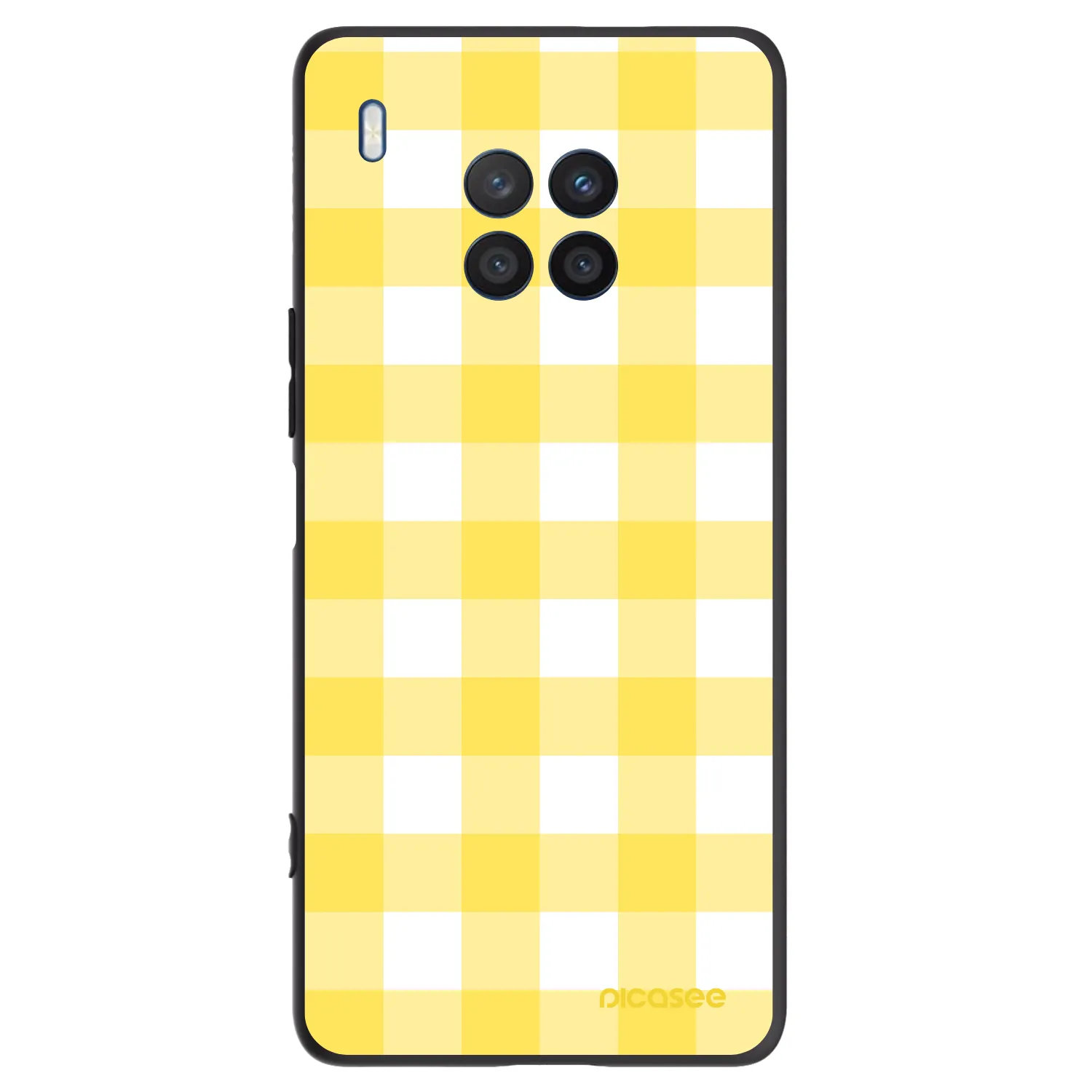 Picasee silikónový čierny obal pre Honor 50 Lite - Gride lemon