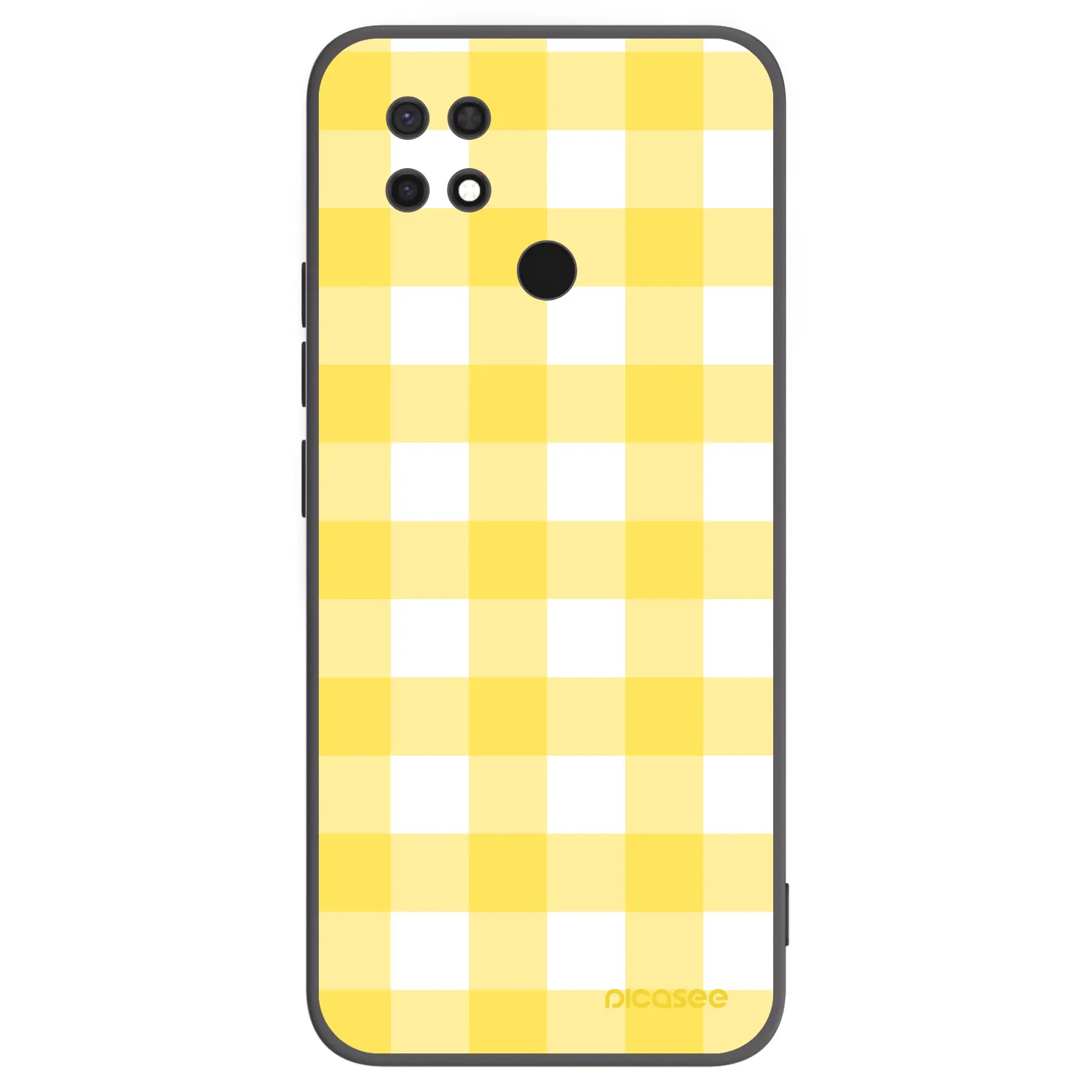 Picasee silikónový čierny obal pre Xiaomi Redmi 10C - Gride lemon
