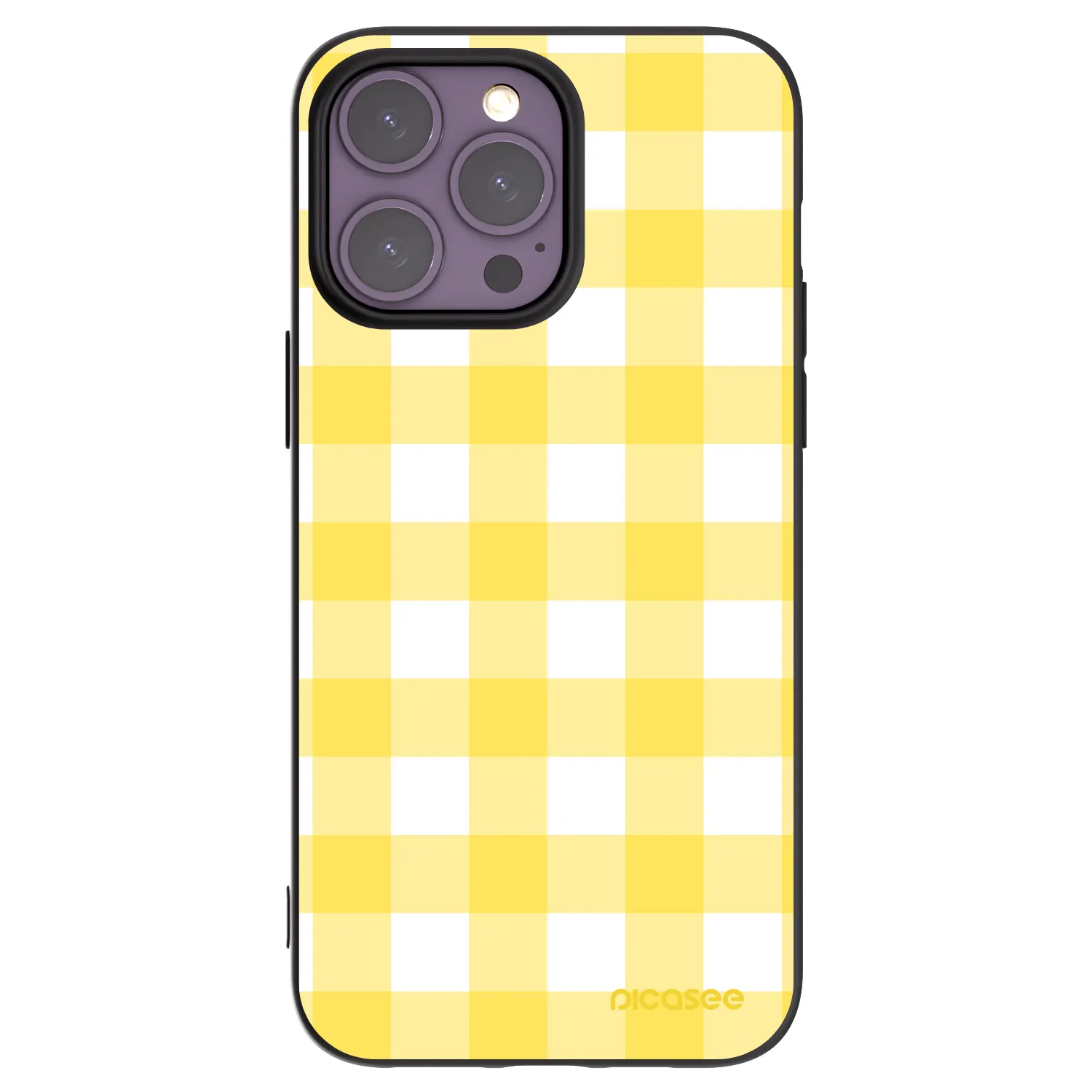 Picasee silikónový čierny obal pre Apple iPhone 14 Pro Max - Gride lemon