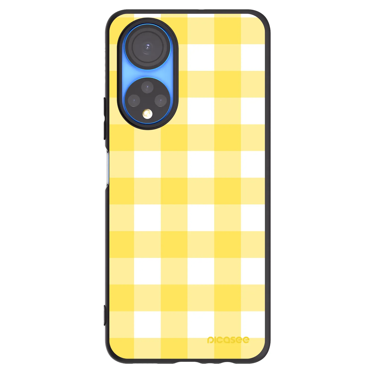 Picasee silikónový čierny obal pre Honor X7 - Gride lemon